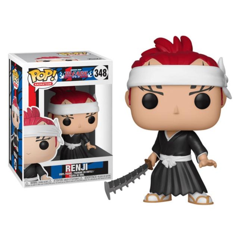 Funko Pop! Bleach Renji #348|New|Shelf Wear|Light Box Damage|Box Damage