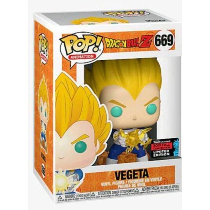 Funko Pop! Dragon Ball Z Vegeta Final Flash Fall Exclusive #669
