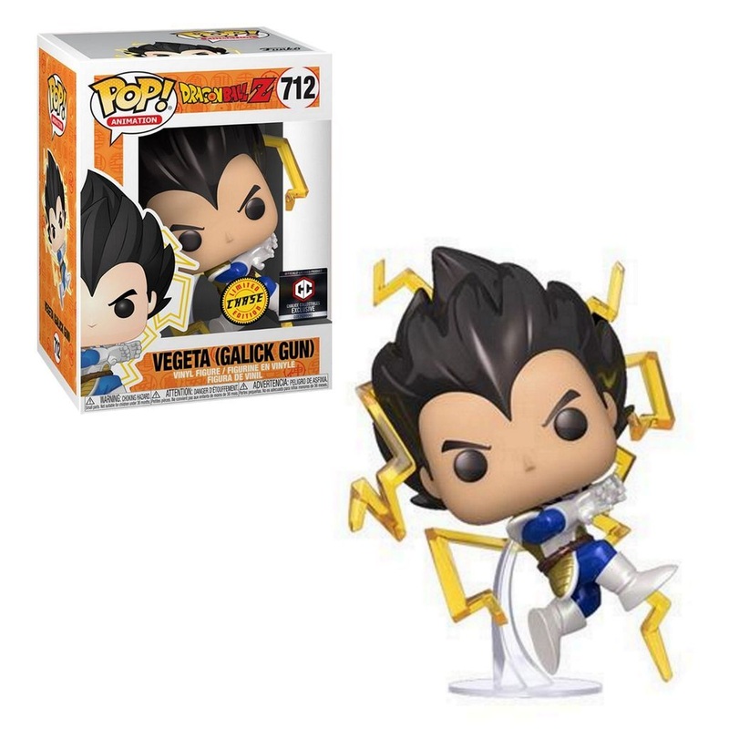 Funko Pop! Dragon Ball Z Vegeta (Galick Gun) Metallic Chase Exclusive #712