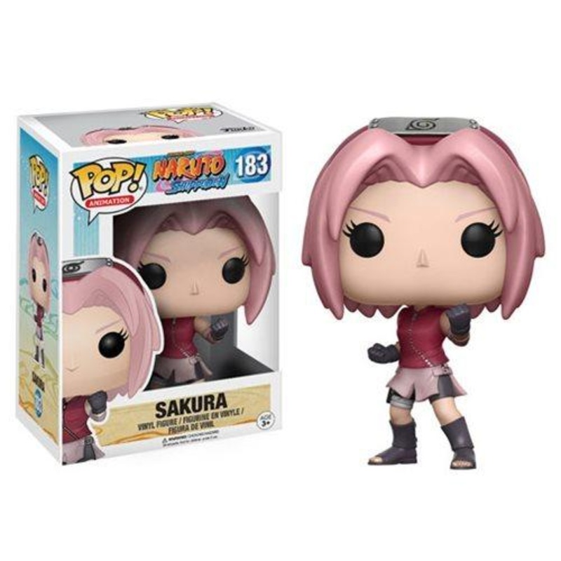 Funko Pop! Naruto Sakura #183|New|Shelf Wear|Light Box Damage|Damaged Box