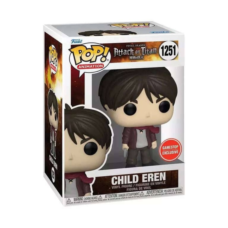 Attack On Titan Child Eren Exclusive Funko Pop #1251