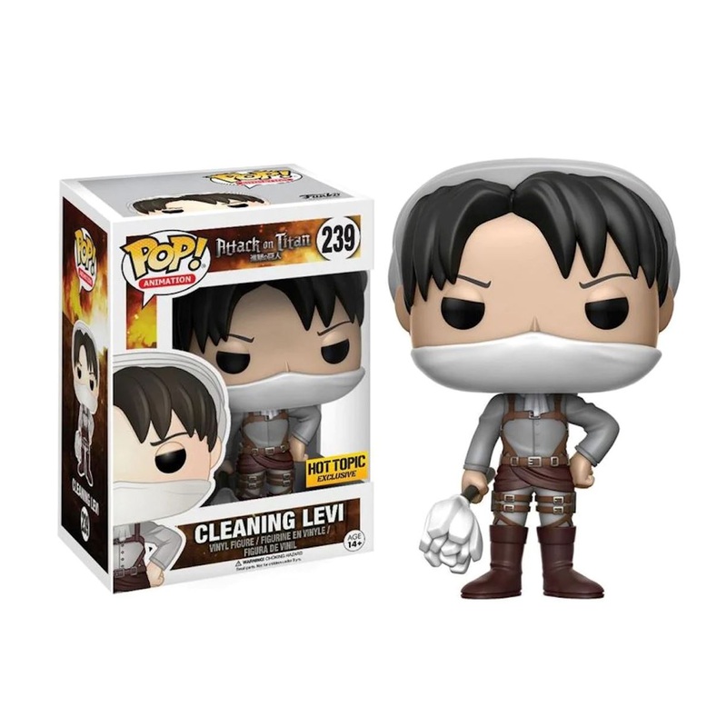 Attack On Titan Cleaning Levi Exclusive Funko Pop! #239