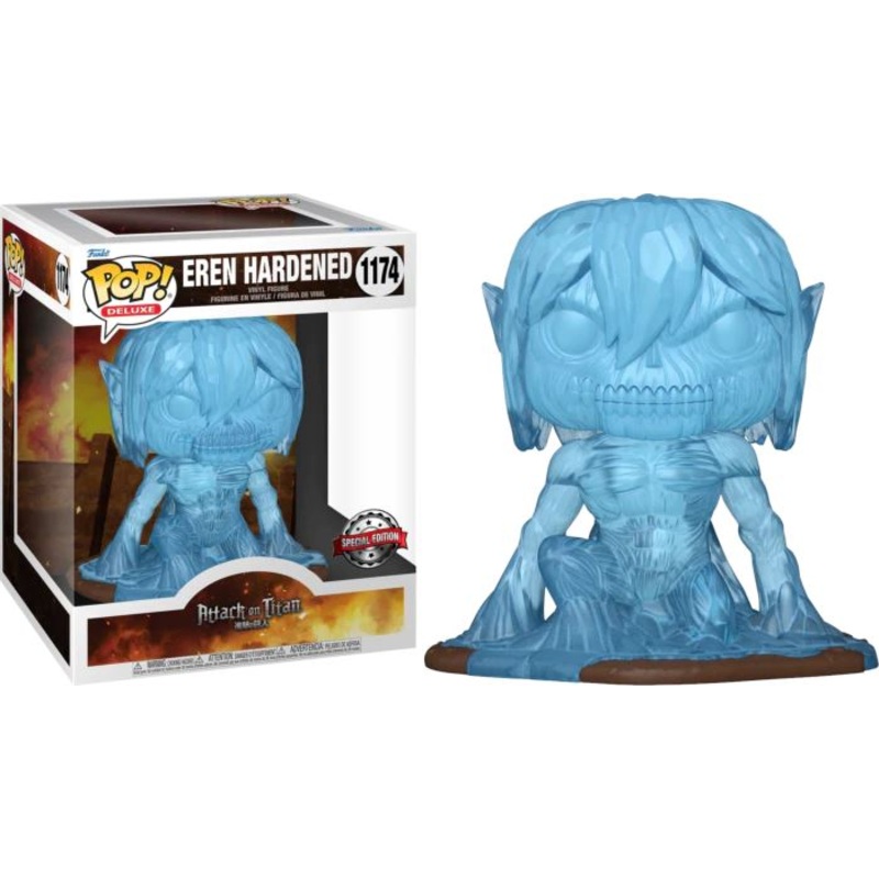 Attack On Titan Eren Yaeger Hardened Deluxe Exclusive Funko Pop! #1174 (Special Edition Sticker)