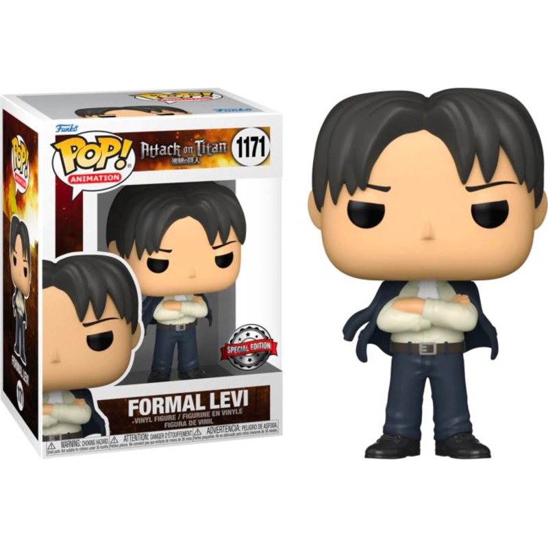 Attack On Titan Formal Levi Exclusive Funko Pop #1171 (Special Edition Sticker)