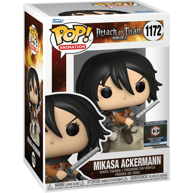 Attack On Titan Mikasa Ackermann (With Swords) Exclusive Funko Pop #1172