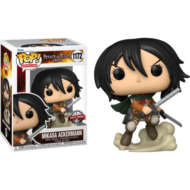 Attack On Titan Mikasa Ackermann (With Swords) Exclusive Funko Pop #1172 (Special Edition Sticker)