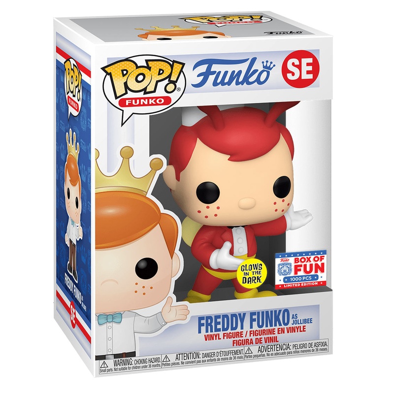 Freddy Funko As Jollibee Glow Exclusive Funko Pop! (1000 PCS)