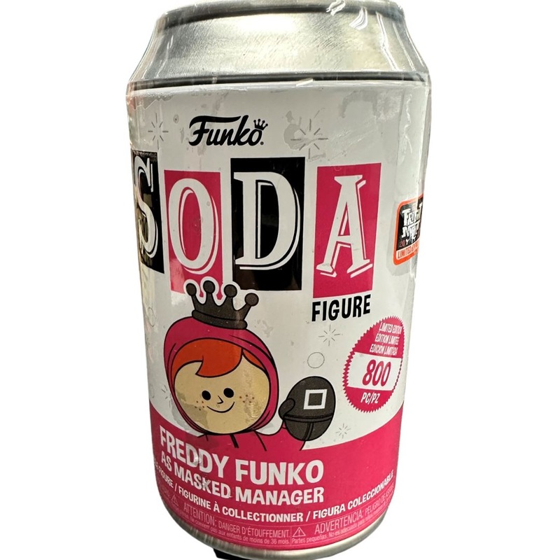 Funko Vinyl Soda Freddy Funko as Masked Manager Fright Night NYCC Exclusive (800 PCS) Sealed