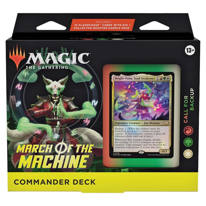 Magic The Gathering Call for Backup March of the Machines Commander & Planechase Deck (Red/Green/White)