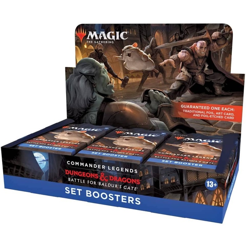 Magic the Gathering: Commander Legends: Battle for Baldur’s Gate Set Booster Box (18 Packs)