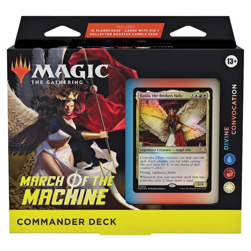 Magic The Gathering Divine Convocation March of the Machines Commander & Planechase Deck (Blue/Red/White)