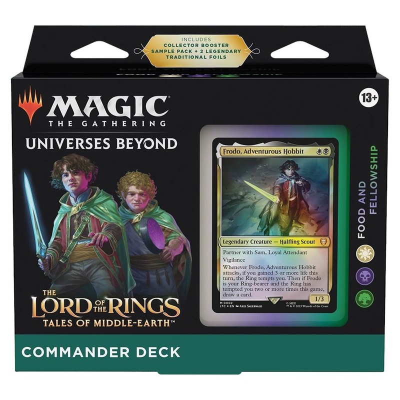 Magic: The Gathering The Lord of The Rings: Tales of Middle-Earth Food and Fellowship Commander Deck