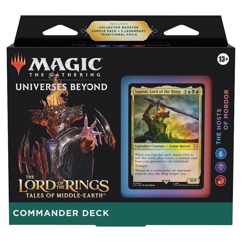 Magic: The Gathering The Lord of The Rings: Tales of Middle-Earth The Hosts of Mordor Commander Deck