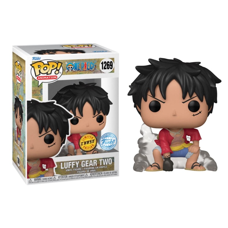 One Piece Luffy Gear Two (Black Fist) Chase Exclusive Funko Pop #1269 (Special Edition Sticker)