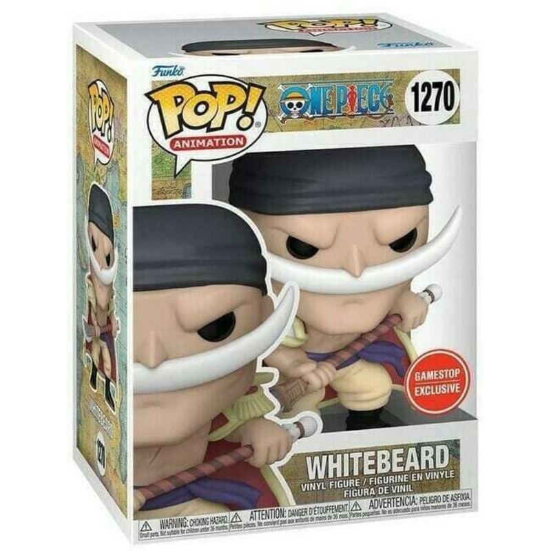 One Piece WhiteBeard Exclusive Funko Pop #1270 (Gamestop Sticker)
