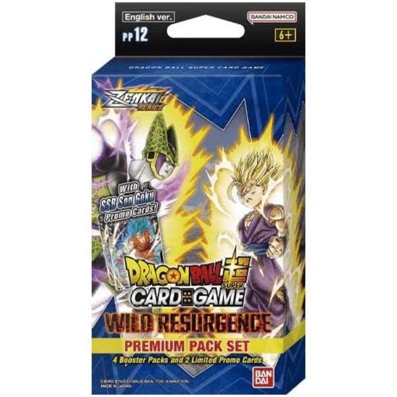 Dragon Ball Super TCG Wild Resurgence  Zenkai Series 04  Premium Pack Set PP12