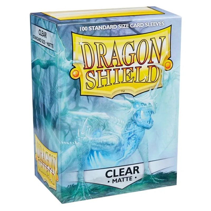 Dragon Shield Standard Size Card Sleeves 100 Count Matte Clear