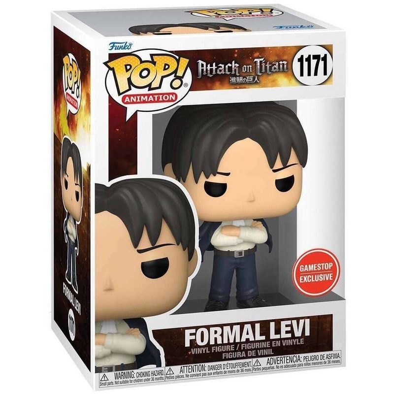 Funko Pop! Attack On Titan Formal Levi Exclusive #1171 (Gamestop Sticker)