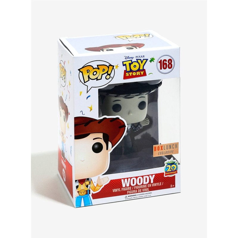 Funko Pop! Disney Toy Story Woody (Black & White) Exclusive #168