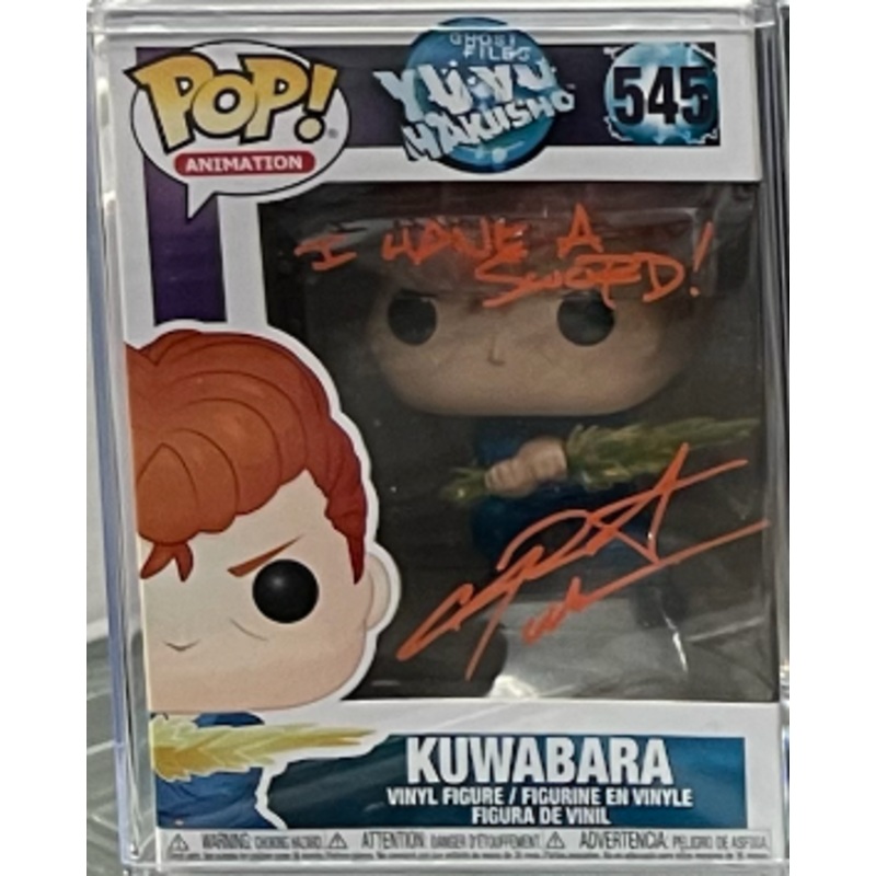 Funko Pop! Yu Yu Hakusho Kuwabara Autographed Signed by Chris Sabat #545