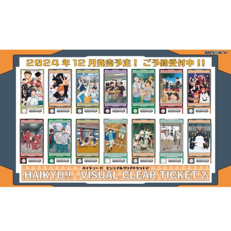 Haikyu!! Visual Clear Ticket 2 (pack of 13)