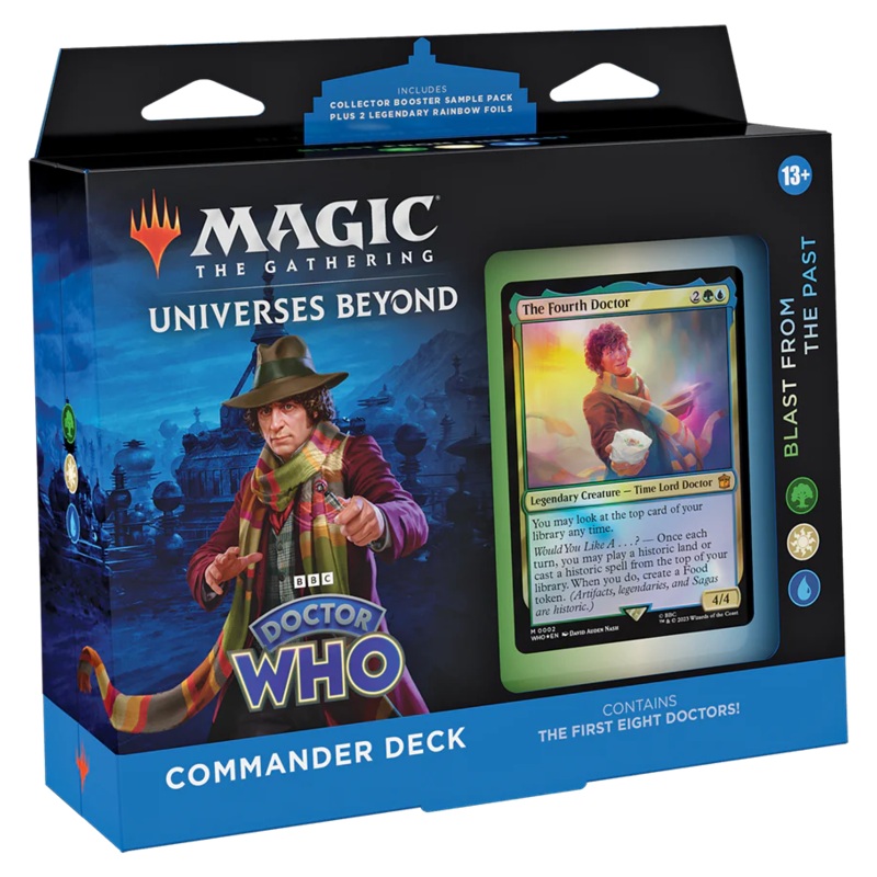 Magic the Gathering Doctor Who Blast From The Past Commander Deck (Green/White/Blue)