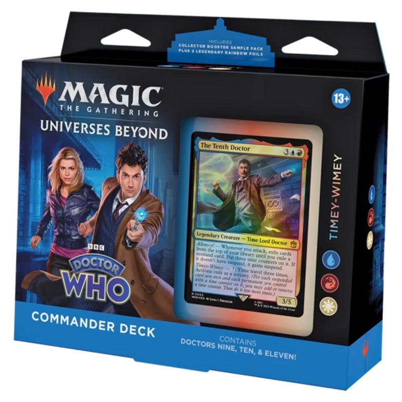 Magic the Gathering Doctor Who Timey Wimey Commander Deck (Blue/Red/White)