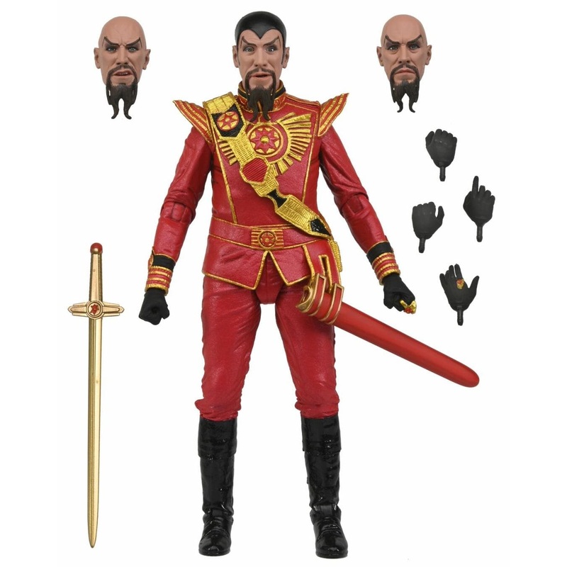 Neca Flash Gordon Ultimate Ming (Red Military Outfit) 7 Scale Action Figure