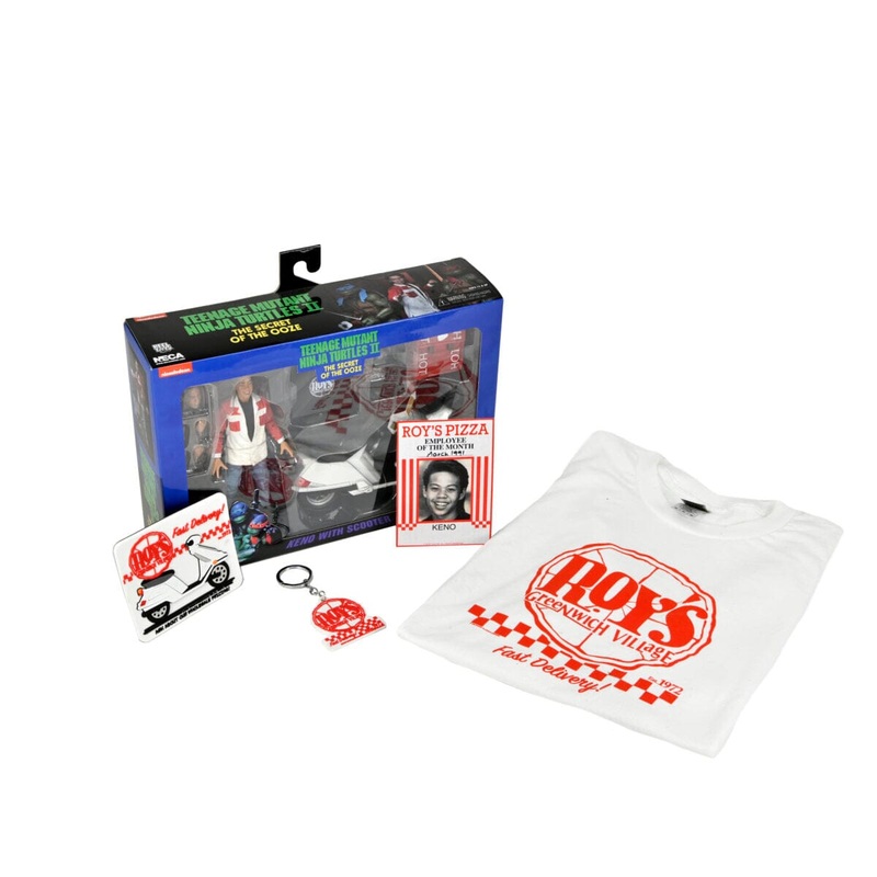 NECA Teenage Mutant Ninja Turtles 2 (TMNT) Secret Of The Ooze – Roy’s Pizza Box Bundle SDCC 2023