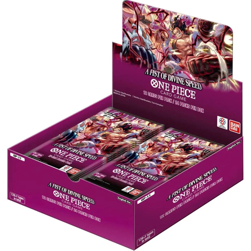 One Piece TCG A Fist Of Divine Speed (OP-11) English Booster Box (24 Packs)