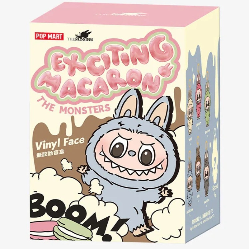 Pop Mart Labubu The Monsters Exciting Macaron Series Blind Box Figure New and Sealed Authentic (add 6 for a sealed case)