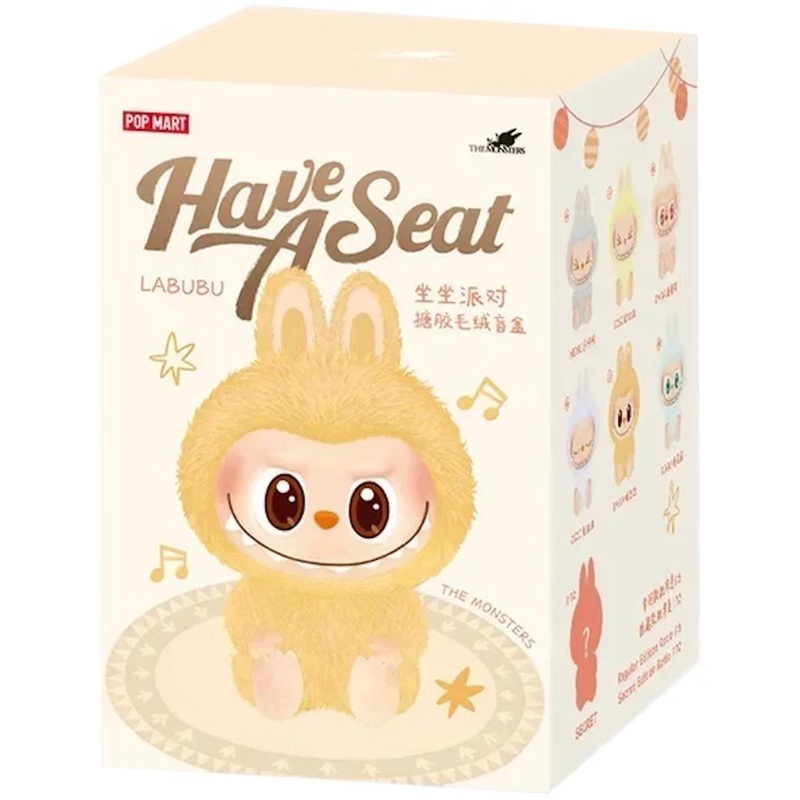 Pop Mart Labubu The Monsters Have a Seat Series Blind Box Figure New and Sealed Authentic (add 6 for a sealed case)