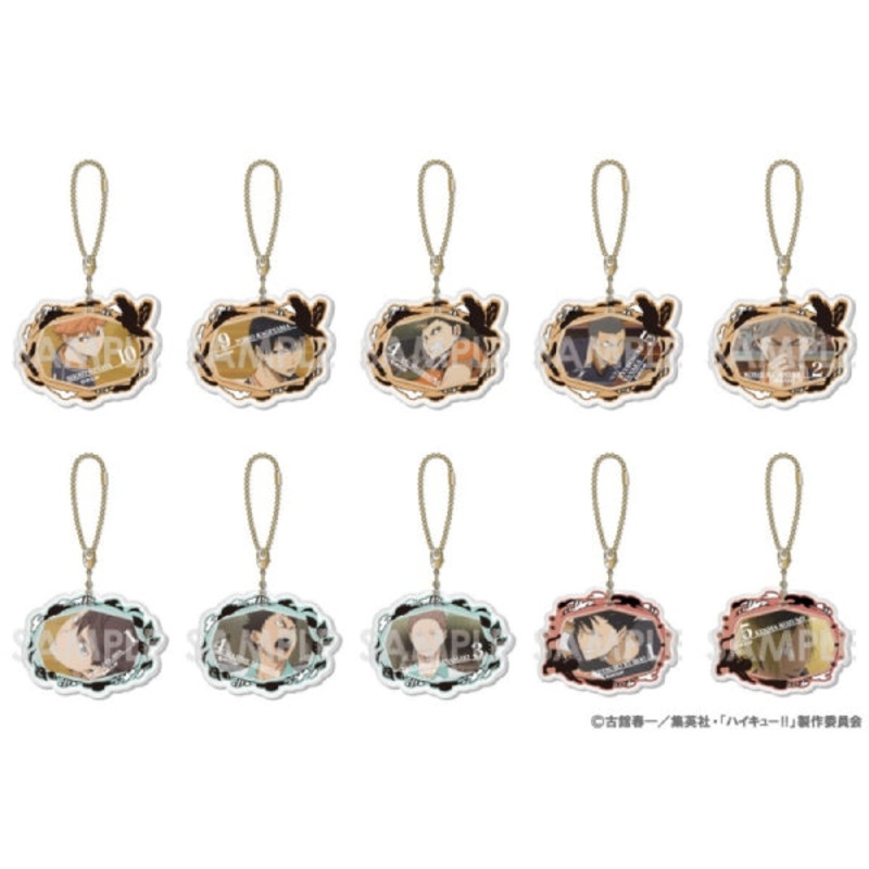 [Goods – Charm] Haikyu!! Protect Clear Charm 1st Match (set of 10)