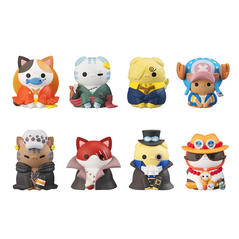MEGA CAT PROJECT ONE PIECE: NYAN PIECE NYAN! I’ll Become the Cat Pirate King! (set of 8) (2025 Apr resale ver.)
