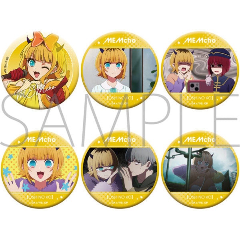 [Oshi no Ko] Oshi Chara Badge Collection Mem-Cho (set of 6)   MEM