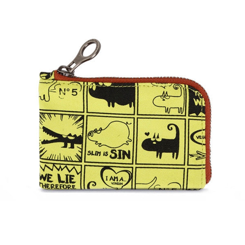 Carry on Corner Purse (Yellow)