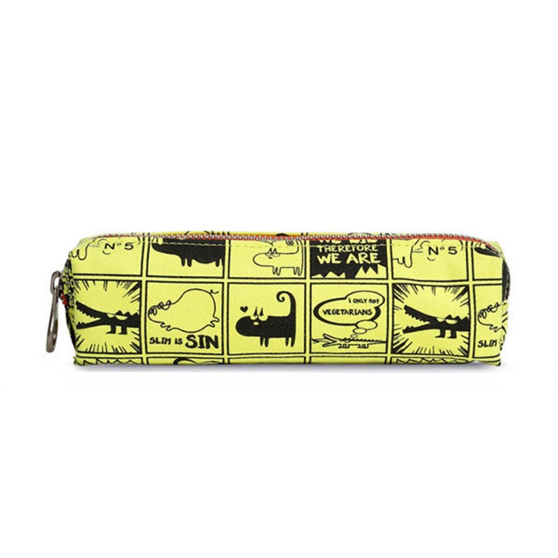 Carry on Cube Pencil Case (Yellow)