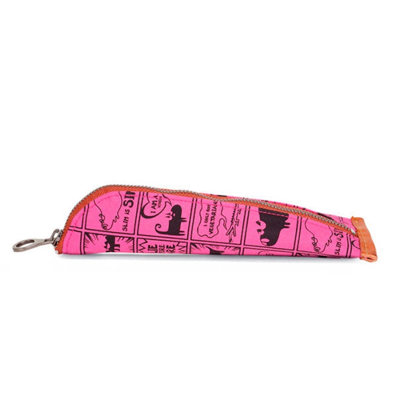 Carry on Whale Pencil Case (Pink)