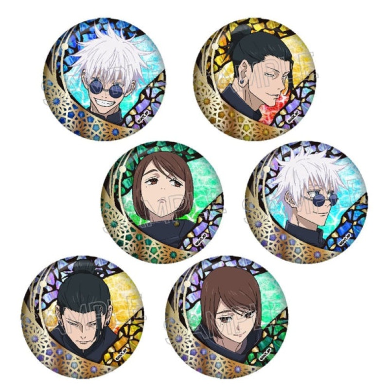 Twinkle Jujutsu Kaisen – Raden Style Series Gilding Can Badge (set of 6)