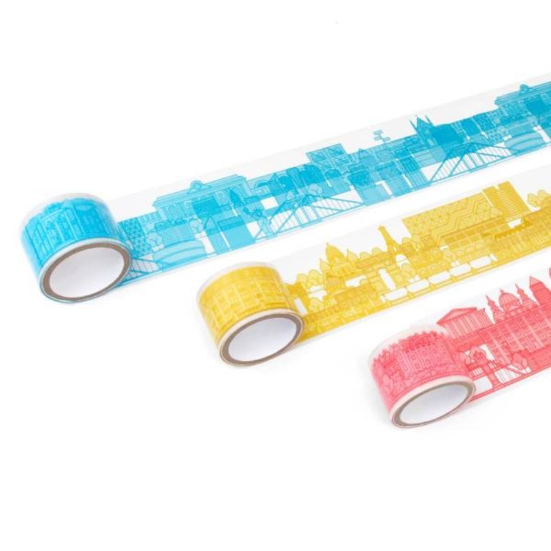 City Graphic Art Tape (New York, London, Paris)