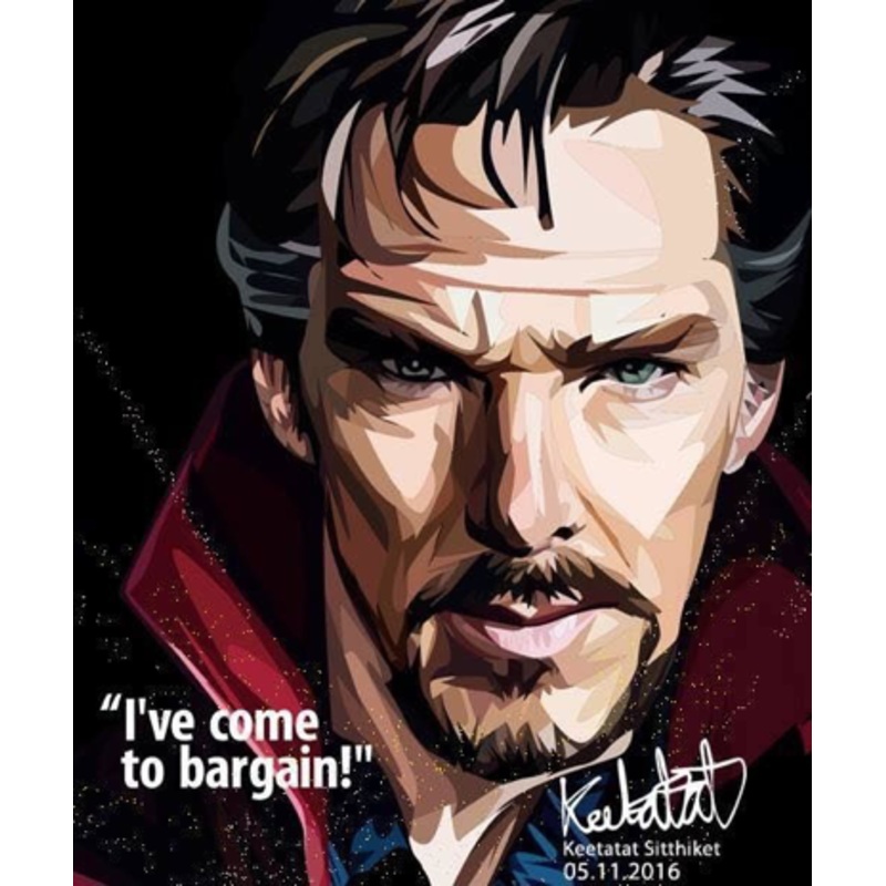 Doctor Strange Pop Art Wall Decoration Drawing