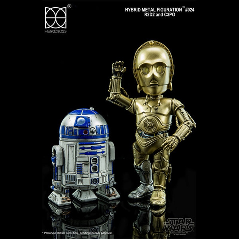 Herocross HMF#024 Star Wars C-3PO R2-D2 Action Figure