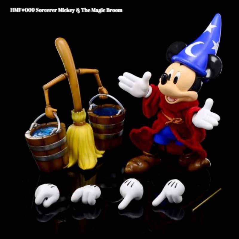 HMF#009/#009S Disney Sorcerer Mickey & The Magic Broom Figure