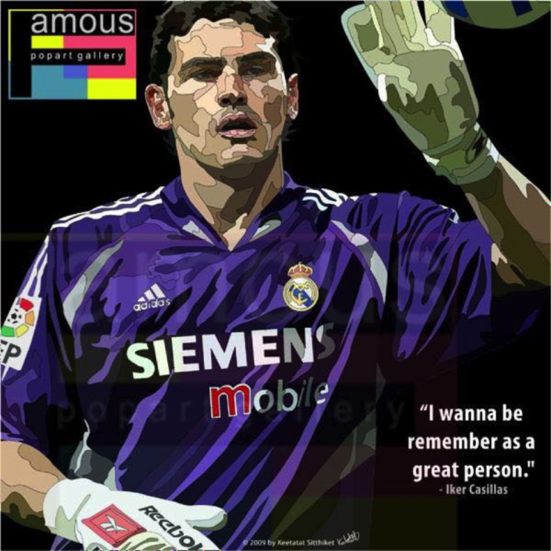 Pop Art Wall Decoration Drawing (Iker Casillas)