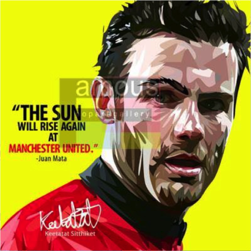 Pop Art Wall Decoration Drawing (Juan Mata)