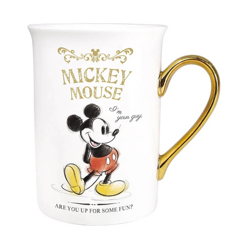 Disney Gold Mug Elegant Tea Coffee Cup Mickey Mouse 2018 A/W