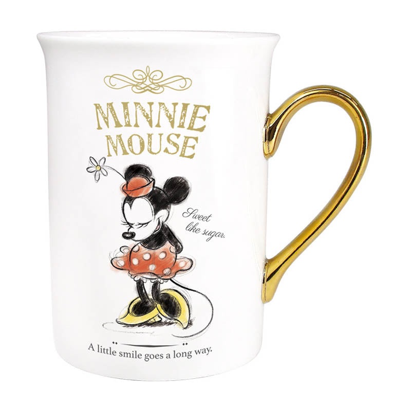 Disney Gold Mug Elegant Tea Coffee Cup Minnie Mouse 2018 A/W
