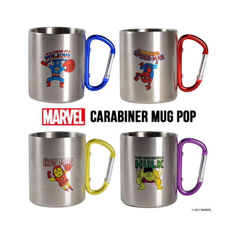 Marvel Karabiner Mug POP Hulk Ironman Spiderman Captain America