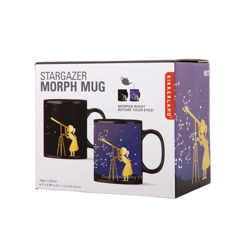 Thermographic Ink Stargazer Morph Mug Color Changing Coffee Cup