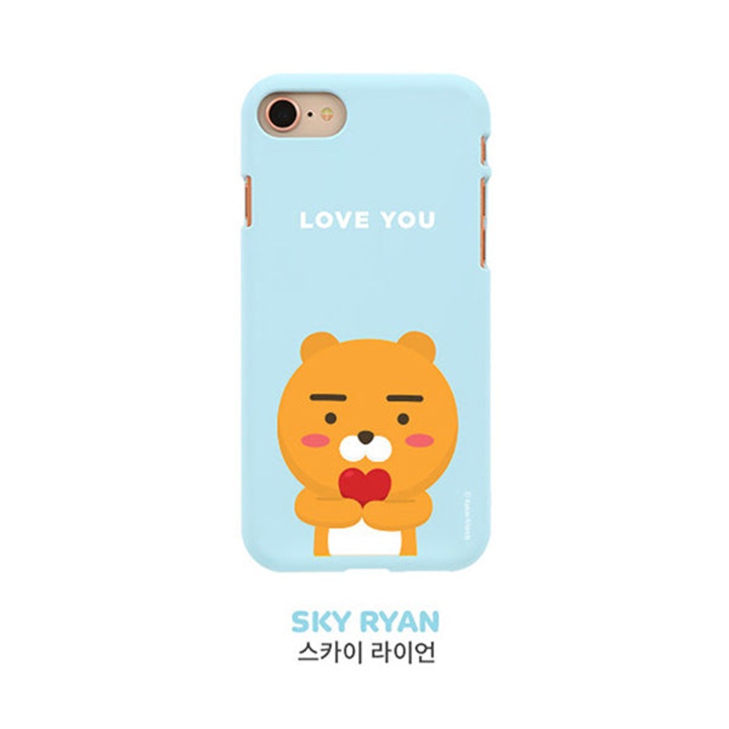 KAKAO Friends Soft Jelly Ryan iPhone Case Sky Love You